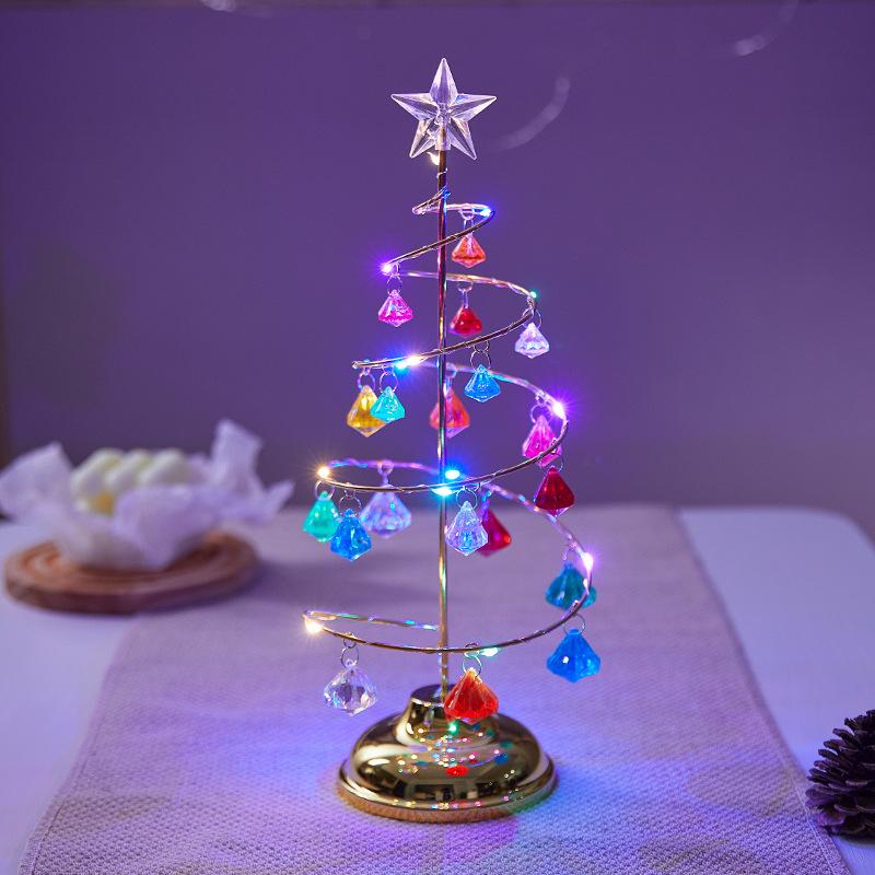 クリスマスツリー 卓上 クリア 水晶 ミニツリー 33cm 卓上ツリー クリスマスツリー 卓上 クリア 水晶 ミニツリー 33cm 卓上ツリー