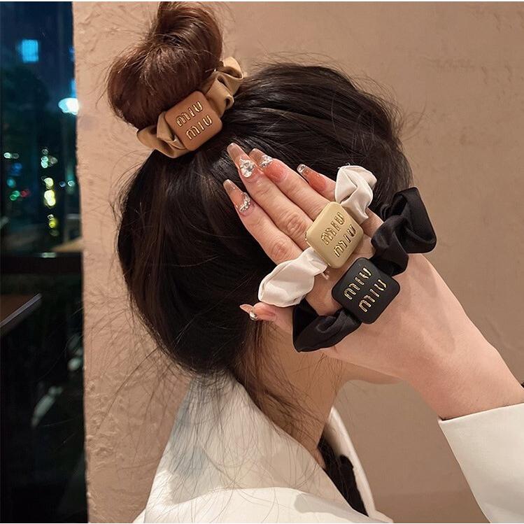 3点セット シルクヘアゴム シルク ヘアシュシュ 髪留め ゴム ヘア 