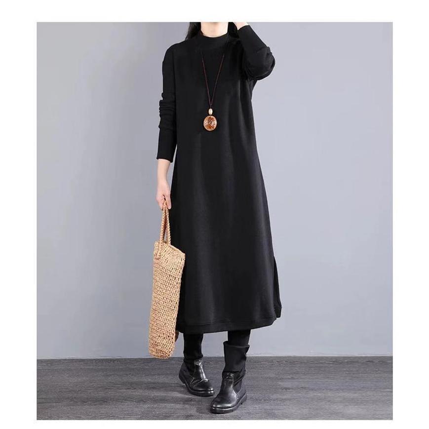 ワンピース 無地 フレアワンピース ロングワンピース レディース