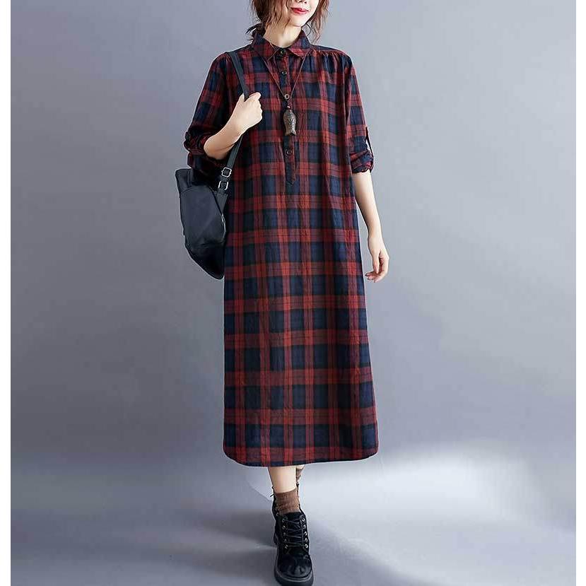 ワンピース 夏 秋 ロングワンピ レディース ロング丈 綿 半袖