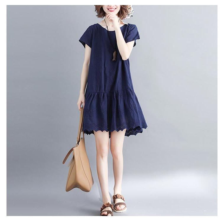 最新情報 ラ激安新品６L 白フリルレース 半袖チュニック ワンピース