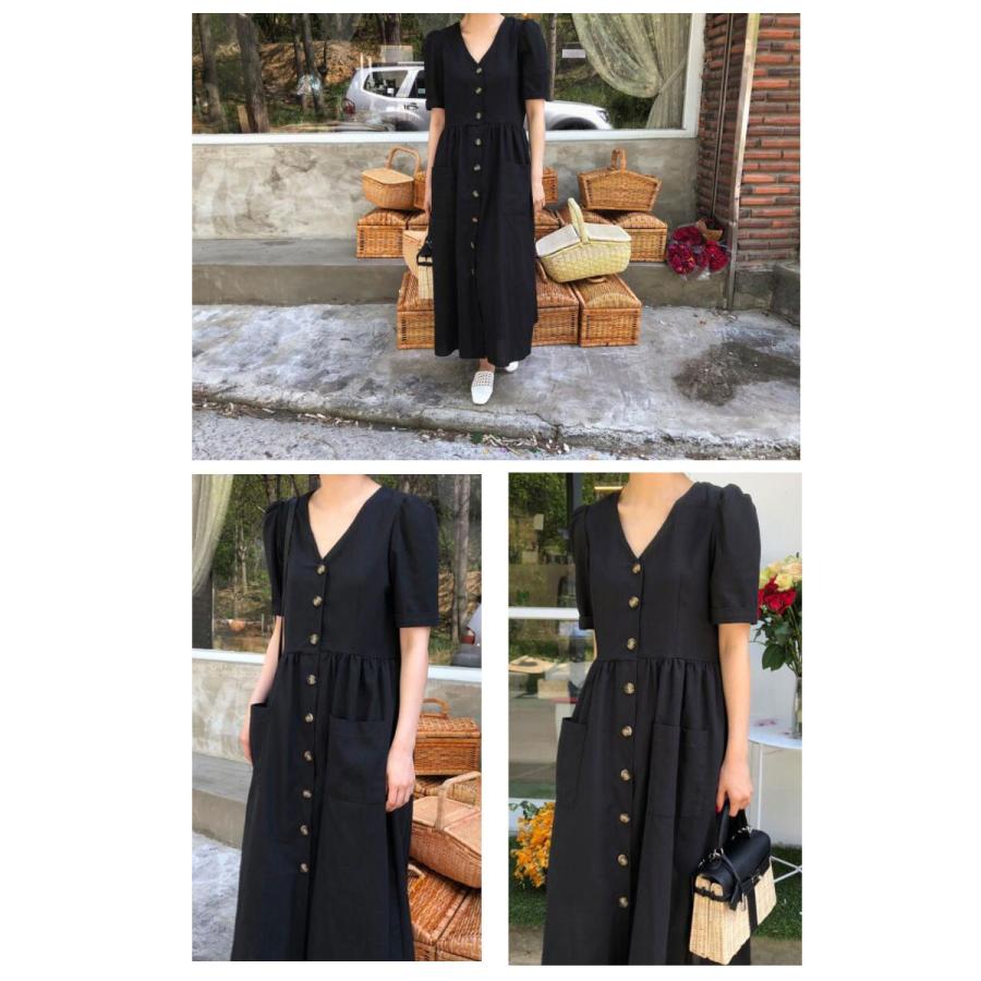 セール シャツワンピース 半袖 ロング丈 ロングワンピース マキシ丈 前開き フレア Vネック コットン 体型カバー ゆったり シンプル カジュアル オシャレ 01op939 福丸 通販 Yahoo ショッピング