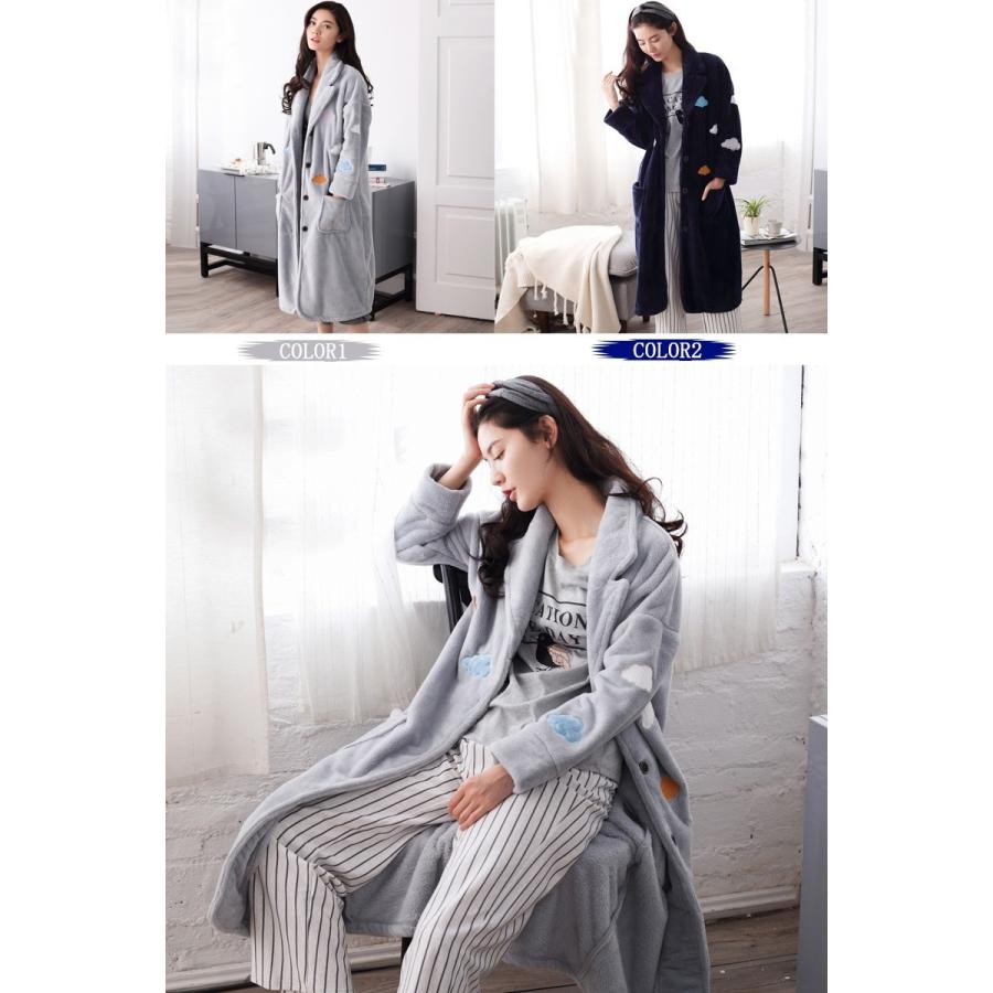 パジャマ レディース 冬 ルームウェア レディース 冬 パジャマ ワンピース 前開き 着る毛布 ルーム ウェア ワンピース ルームウェア モコモコ 寝巻き レディース 01sy272 福丸 通販 Yahoo ショッピング