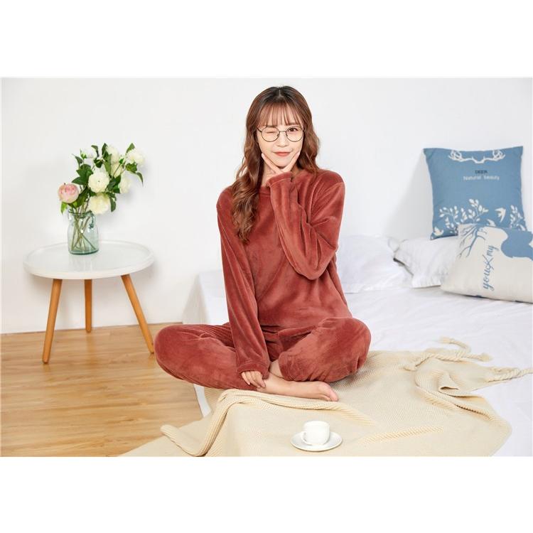 パジャマ ルームウェア 上下セット もこもこ レディース フリース