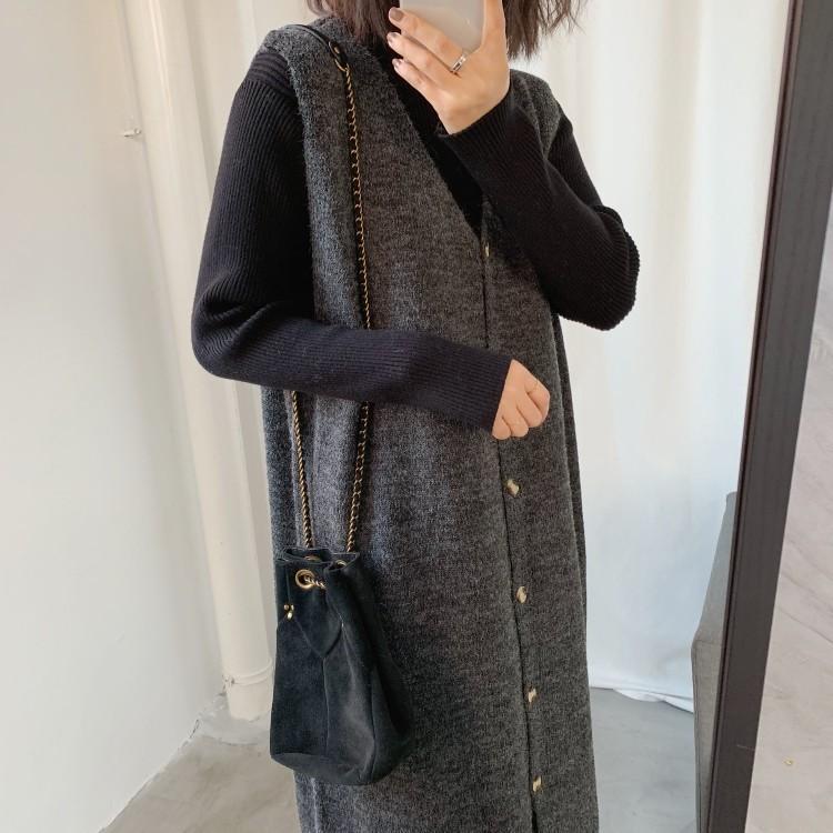 ロングカーデ カーディガン ニットカーディガン カーデ ニットシリーズ トップス レディース ノースリーブ ニットソー カットソー 前開き 無地 ゆったり 秋 01tp1264 Hhy 福丸 通販 Yahoo ショッピング