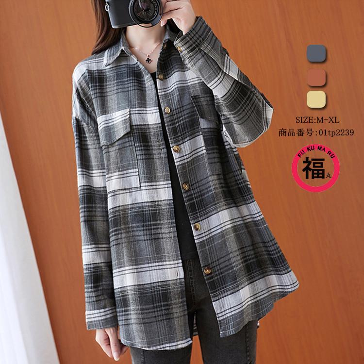 トップス シャツ ブラウス ロングシャツ シャツブラウス レディース ロング丈 チュニック 長袖 前開き チェック柄 カジュアル 大きいサイズ 着痩せ 春 秋 30代 :01tp2239-hhy:福丸 - 通販 - Yahoo!ショッピング トップス シャツ ブラウス ロングシャツ シャツブラウス レディース ロング丈 チュニック 長袖 前開き チェック柄 カジュアル 大きいサイズ 着痩せ 春 秋 30代 :01tp2239-hhy:福丸 - 通販 - Yahoo!ショッピング