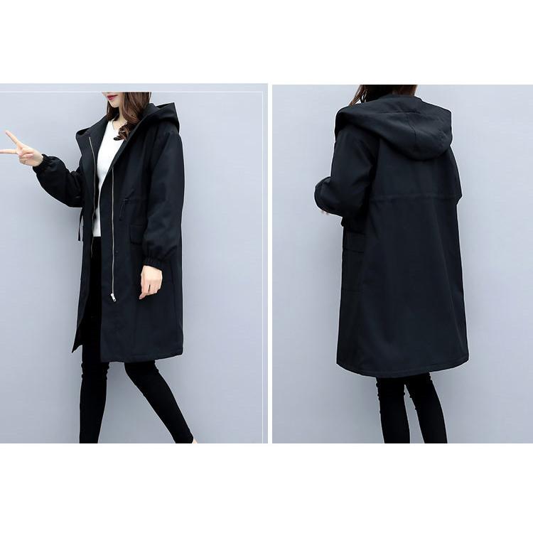 中綿コート レディース ロング丈 フード付き マウンテンパーカー