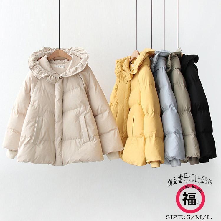 コート 中綿コート 中綿ジャケット 中綿ブルゾン レディース 冬 アウター 30代 無地 冬 フード付き コーデ デザイン フリル ギャザー 体型カバー 大きいサイズ 01tp2678 Hhy 福丸 通販 Yahoo ショッピング