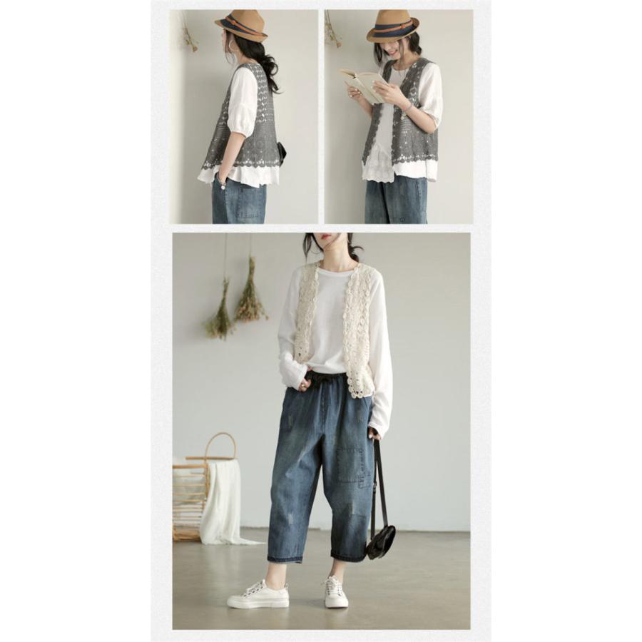 ベスト 前開き 薄手 春夏 レディース ショート丈 ジレ サマー ベスト 前開き 薄手 春夏 レディース ショート丈 ジレ サマー
