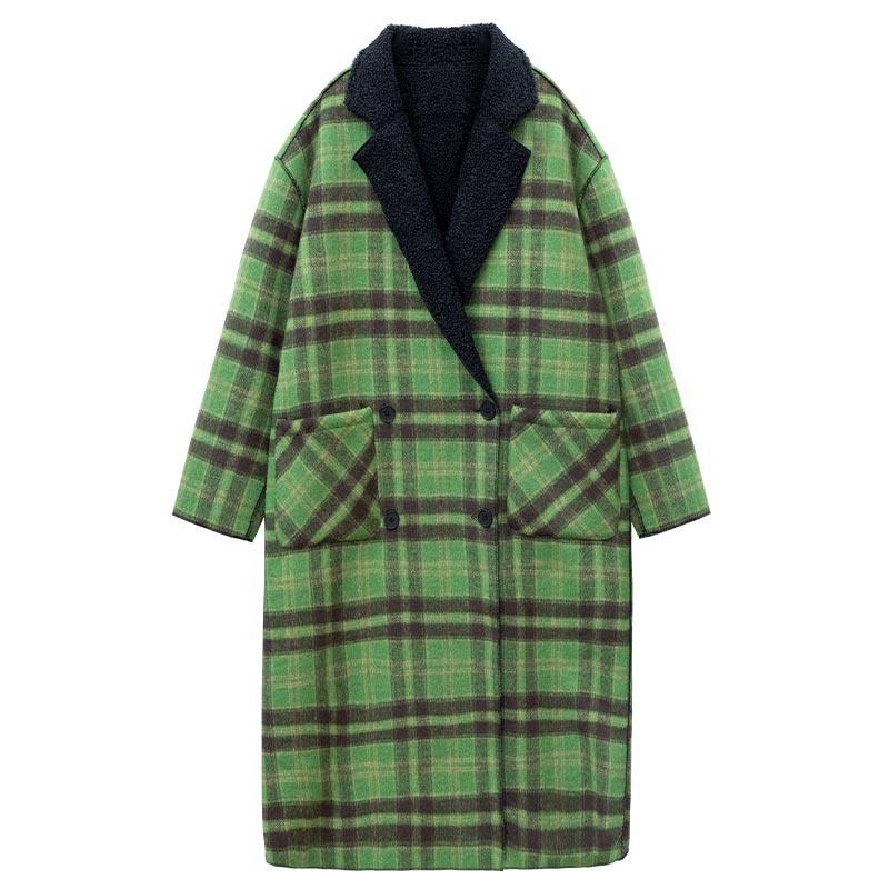 チェスターコート レディース コート 冬 ボアコート ロングコート リバーシブル チェック柄 ロング チェスター アウター 大きいサイズ ゆったり 秋冬 チェスターコート レディース コート 冬 ボアコート ロングコート