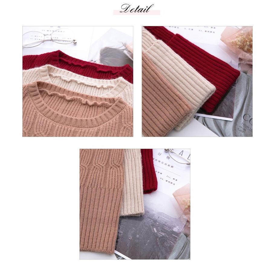 セットアップ スカート レディース 秋冬 ニットセット 長袖 ニット