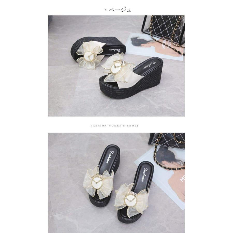 【トリーバーチ】24㎝　厚底サンダル　ウェッジソール　ビーチサンダル　ヒール Tory Burch】厚底 ビーチサンダル（24）トリーバーチ - メルカリ