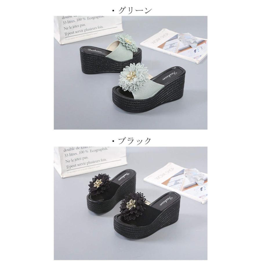 厚底サンダル ヒール レディース サンダル 厚底 ビーチサンダル 疲れ