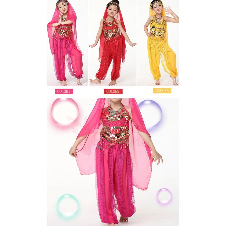 最も完璧な ベリーダンス 衣装 キッズ アラジン アラビアン衣装 子供 アラジンコス スパンコール ダンス衣装 コスプレ 全身セット 上下セット トップス パンツ Babylonrooftop Com Au