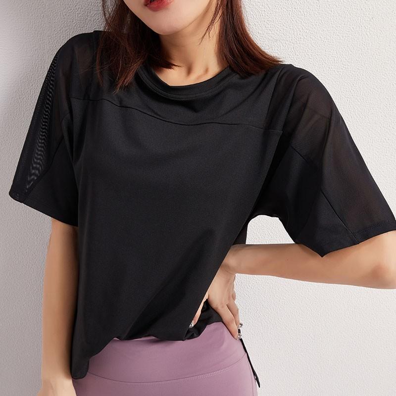 ヨガウェアおしゃれ トップス レディース 安い Tシャツ 半袖 無地 半袖tシャツ Uネック スリット 吸汗 速乾 スポーツ 代 30代 40代 50代 06yg077 Wxl 福丸 通販 Yahoo ショッピング