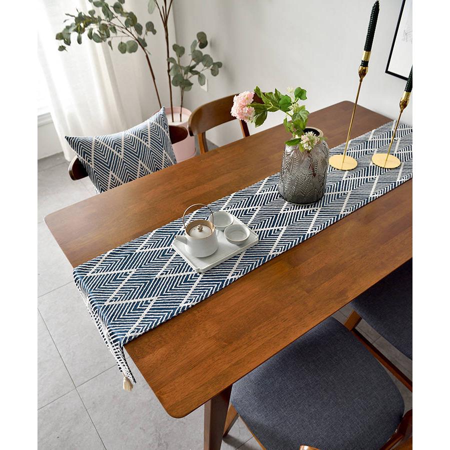 テーブルランナー 和柄 北欧 テーブル敷物 おしゃれ 洗える 上品 シンプル キッチン 敷物 カラバリー サイズ豊富 Che150 Wxl 福丸 通販 Yahoo ショッピング