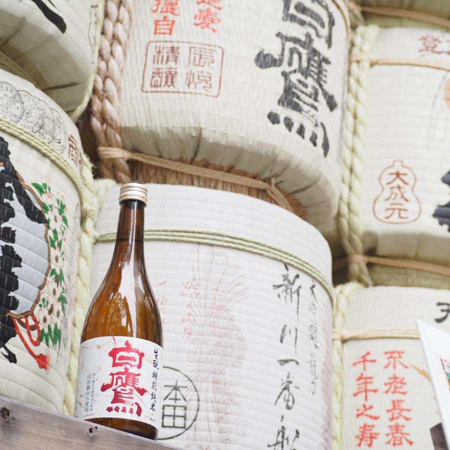 日本酒 ひやおろし 白鷹 特別純米 赤ラベル 720ml / 日本(兵庫) 秋