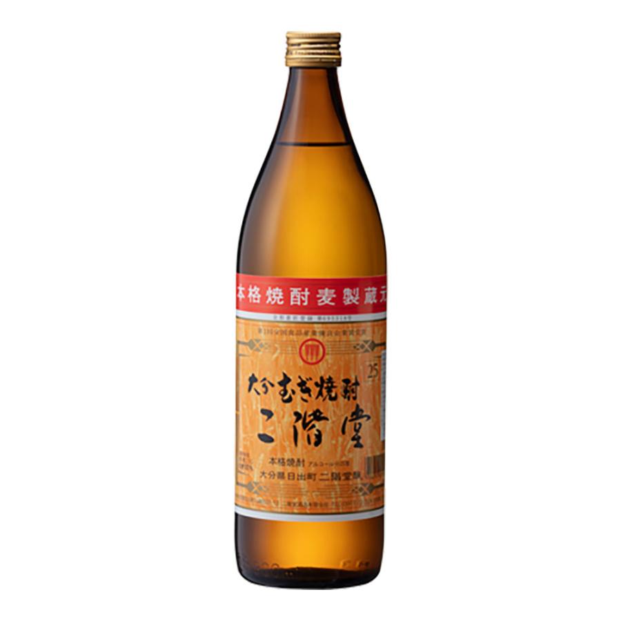 二階堂 本格焼酎 麦焼酎 25度900ml 12本入 ケース 二階堂 麦焼酎 麦 25度 900ml × 12本 (1ケース) 焼酎 乙類 二階堂酒造