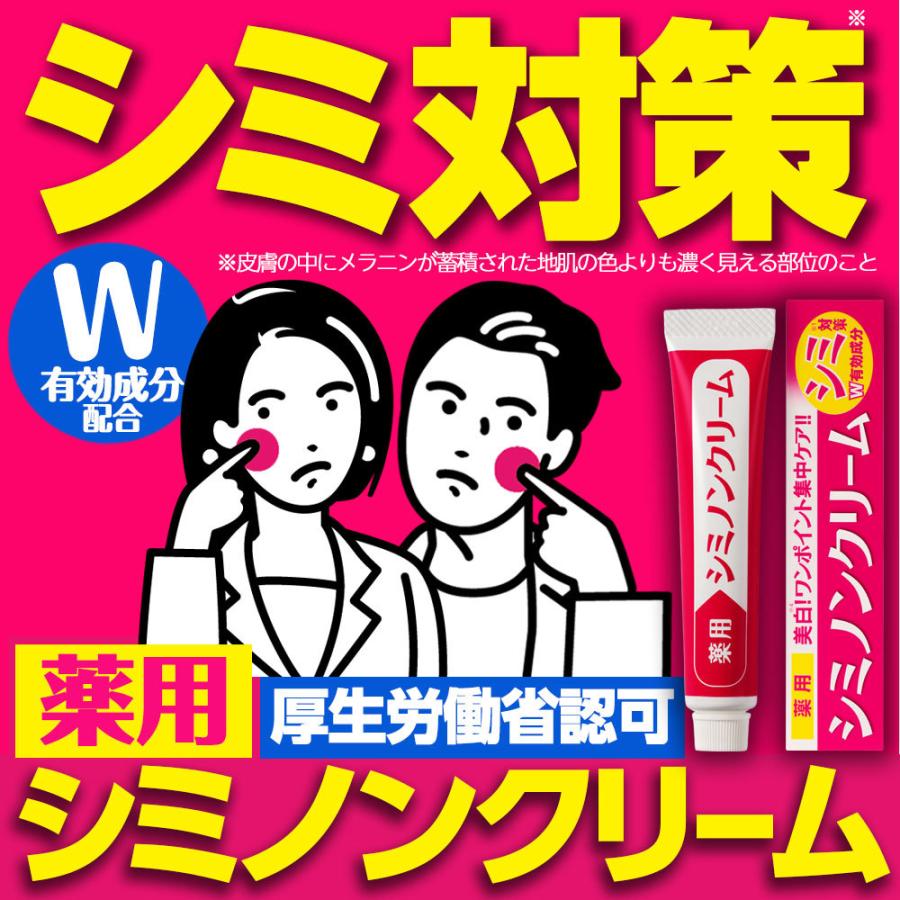 ポイント７ シミ 取り シミ 消し 消す 日焼け 美白 肌荒れ クリーム シミノンクリーム クロパックン 医薬部外品 お得な2点セット トラネキサム酸 Set C012 福耳商店 通販 Yahoo ショッピング