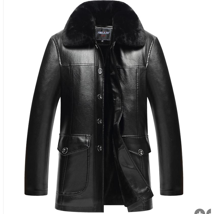 革ジャン ファーコート メンズ ファー付き コーデ レザージャケット 冬