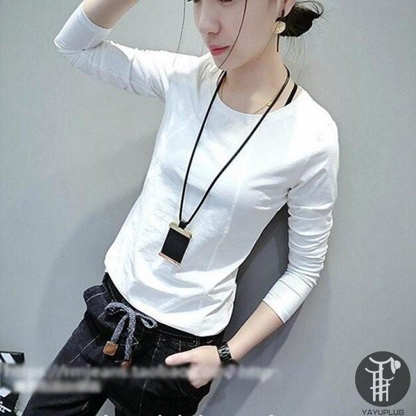 長袖tシャツ レディース トップス ロンt 丸首 クルーネック Tシャツ ロング丈 ゆったり 着痩せ カジュアル 無地 シンプル 代引不可 Fukumiru Blg04 Ciwataunヤフーショップ 通販 Yahoo ショッピング