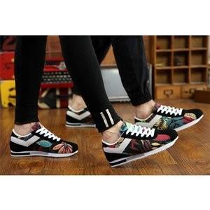 カップル ペア 靴 カップル靴 ペアお揃い スニーカー 厚底 フラットシューズ ローカット ファッション 韓国風 レースアップ ランニングシューズ Fukumirufy3261 Ciwataunヤフーショップ 通販 Yahoo ショッピング