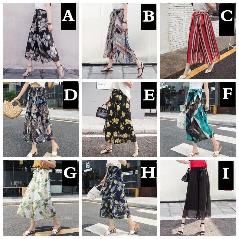 ガウチョパンツ ワイドパンツ ガウチョ プリント 花柄 18種類 パンツ ロング フリーサイズ 花柄 ロング レディース ボトムス ゆったり 春服 春 代引不可 Fukumiruslk02a Ciwataunヤフーショップ 通販 Yahoo ショッピング