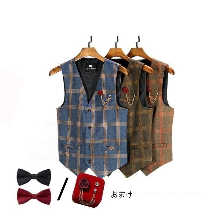 ベスト メンズ カジュアル ジャケット ジレベスト ストライプ柄 ノースリーブ ホスト 個性的 大きいサイズ 父の日 紳士 大切な人へのギフト探し ジレベスト