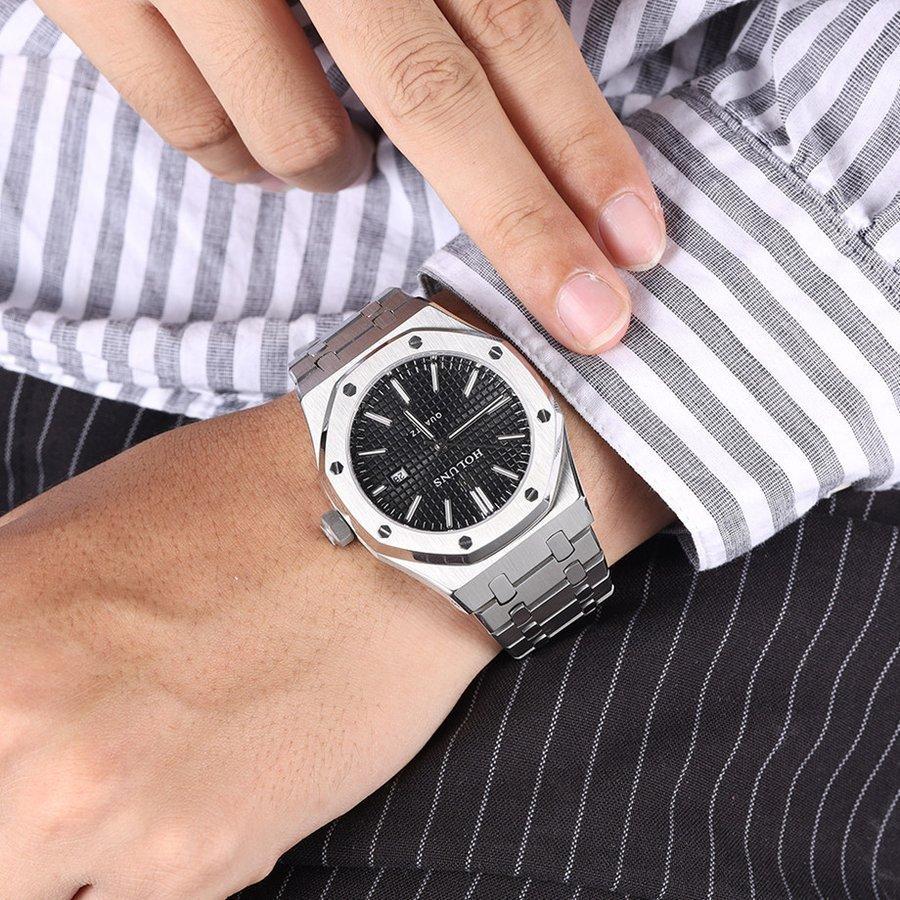 腕時計 ロイヤルオークスタイル 高級 防水 発光 ハイエンドオマージュ ロイヤルオークスタイル 防水 発光 ハイエンドオマージュ HOLUNS