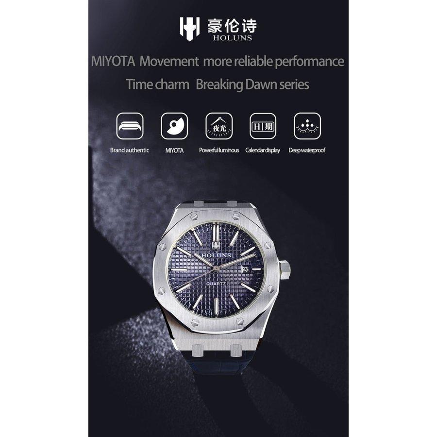 腕時計 ロイヤルオークスタイル 高級 防水 発光 ハイエンドオマージュ ロイヤルオークスタイル 防水 発光 ハイエンドオマージュ HOLUNS