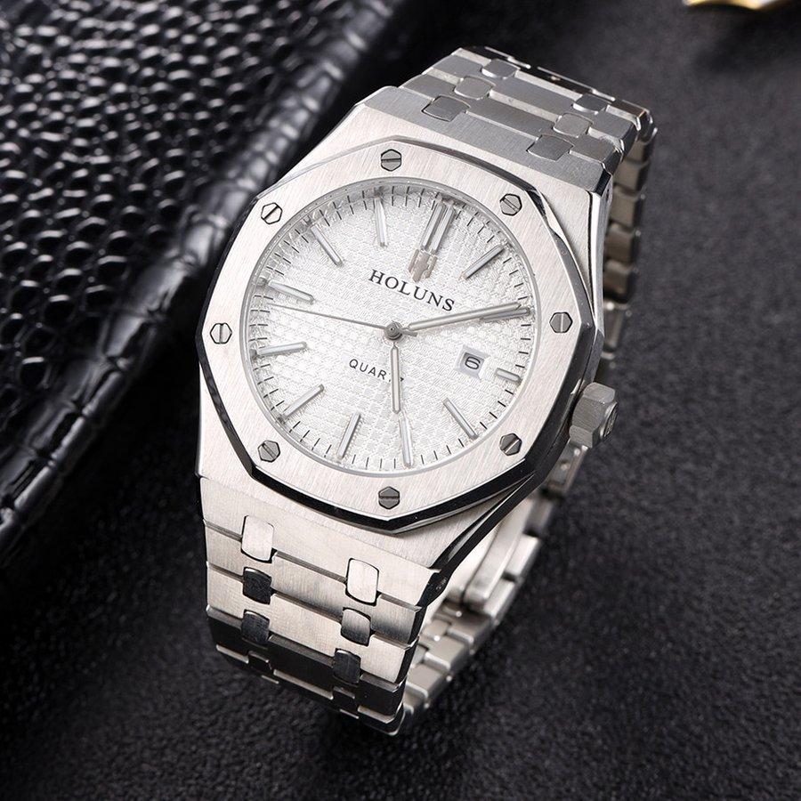 腕時計 ロイヤルオークスタイル 高級 防水 発光 ハイエンドオマージュ ロイヤルオークスタイル 防水 発光 ハイエンドオマージュ HOLUNS