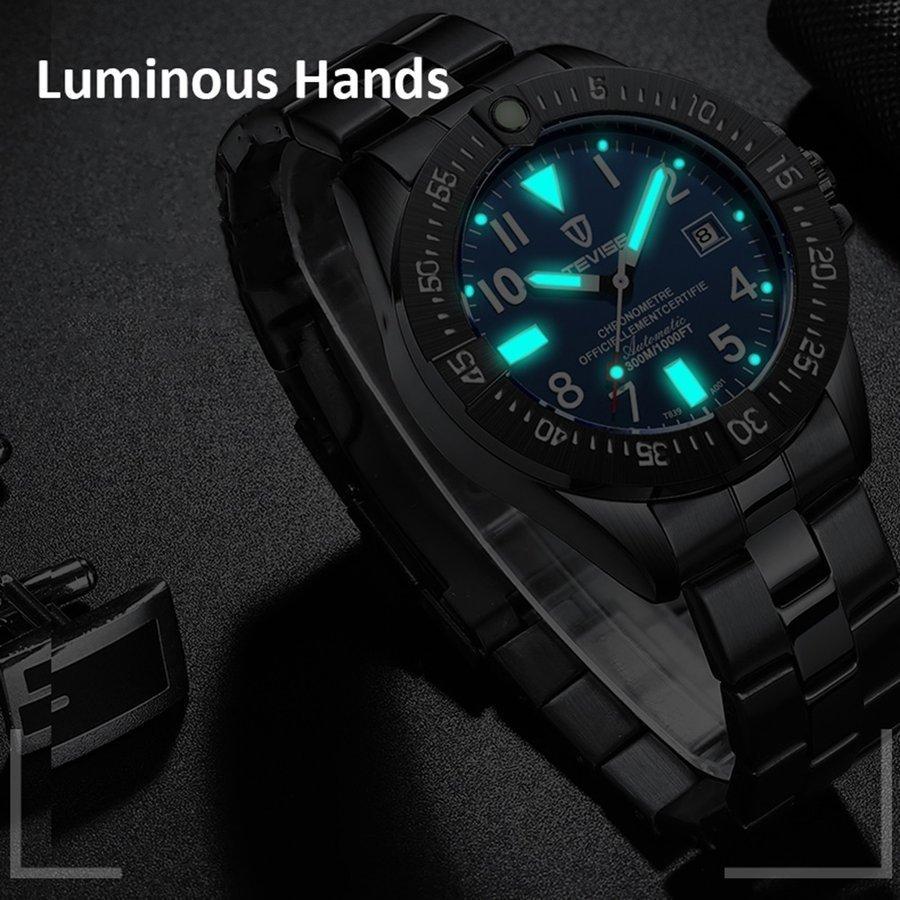 腕時計、アクセサリー メンズ腕時計 TEVISE メンズ 腕時計 海外ブランド 自動巻き オートマチック 防水 