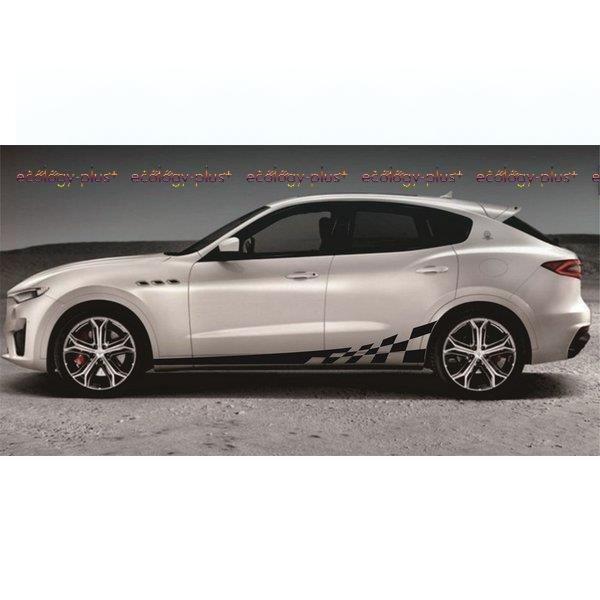 カーステッカー デカール ボディステッカー 車用 シール ライン チェック柄 おしゃれ かっこいい デコレーション ドレスアップ カスタム カー用品 Hgt6155 Ciwataunヤフーショップ 通販 Yahoo ショッピング