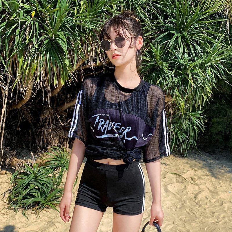 超お買い得！】 タンキニ 水着セット レディース メッシュトップス