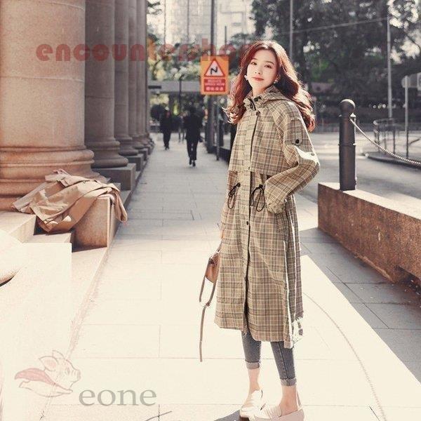 激安 質屋 モッズコート トレンチコート レデイース 大人 秋冬 アウター オシャレ 韓国風 きれいめ 帽付 革ジャン レザージャケット チェック 帽付 長袖コート ロング丈 カジュアル 着痩せ 欧米風 大人 上品 Pglddc7 Ciwataunヤフーショップ 割引特売中