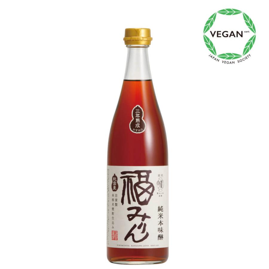 福光屋 伝統製法 三年熟成 純米本味醂 福みりん 720mL 本みりん 本格米焼酎使用 糖類無添加 こだわり 調味料（Yahoo!・福光屋公式ショップ）