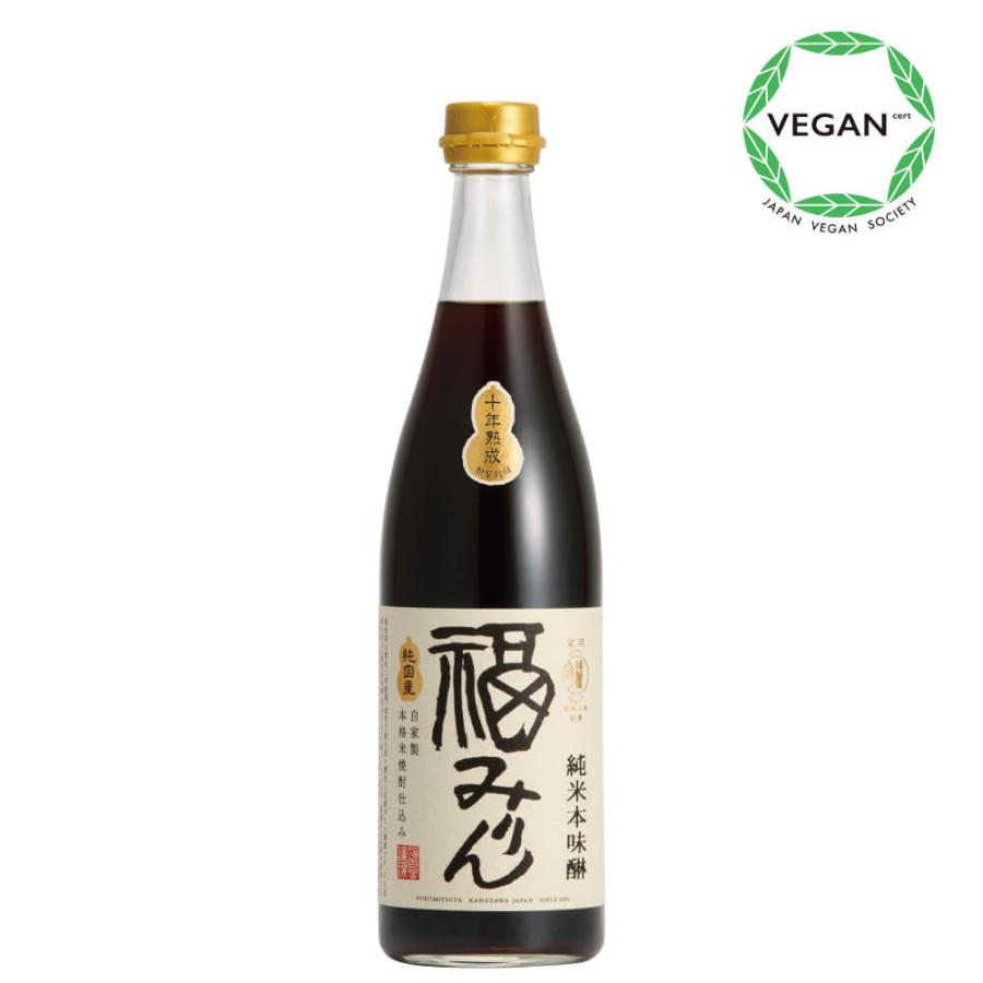 福光屋 伝統製法 十年熟成 純米本味醂 福みりん 720mL 本みりん 本格米焼酎使用 糖類無添加 | 福光屋