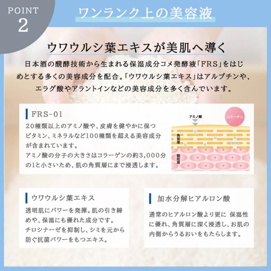 アミノリセ ナチュラル モイスト エッセンス 50mL 福光屋 しっとり 保水力 ヒアルロン酸 ノンアルコール 日本酒 美容液 | アミノリセ | 03