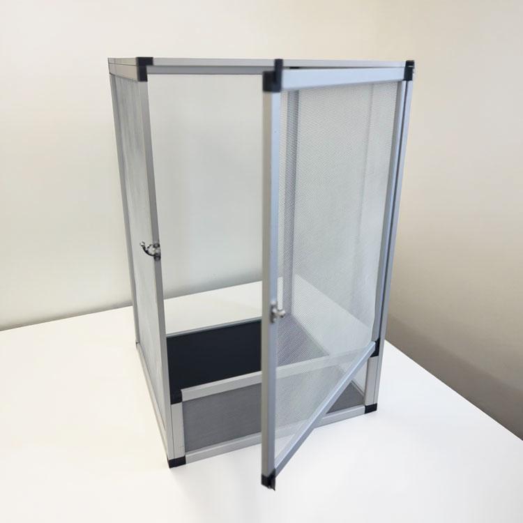 爬虫類ケージ 80×45×45 爬虫類 メッシュケージ 【 Lサイズ】45*45*80cm ノーブランドバルク品