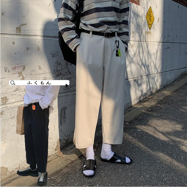 メンズパンツ ワイドパンツ メンズ バギーパンツ ビッグシルエット 無地 軽量 カジュアル ファッション ベージュ 春 夏 秋 新作 A138b K651 ふくもん 通販 Yahoo ショッピング