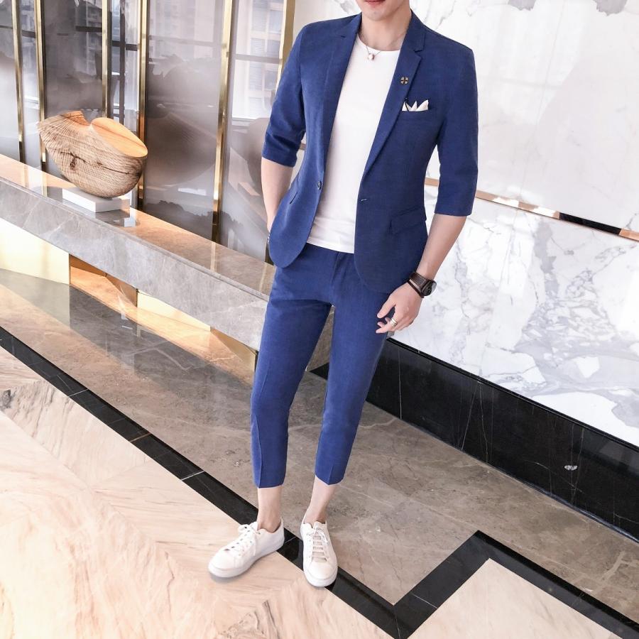 カジュアルスーツ メンズ スーツ 結婚式 スリム シングル パーティー フォーマル ビジネススーツ おしゃれ Dt05 Dt05s 2xl ふくもん 通販 Yahoo ショッピング