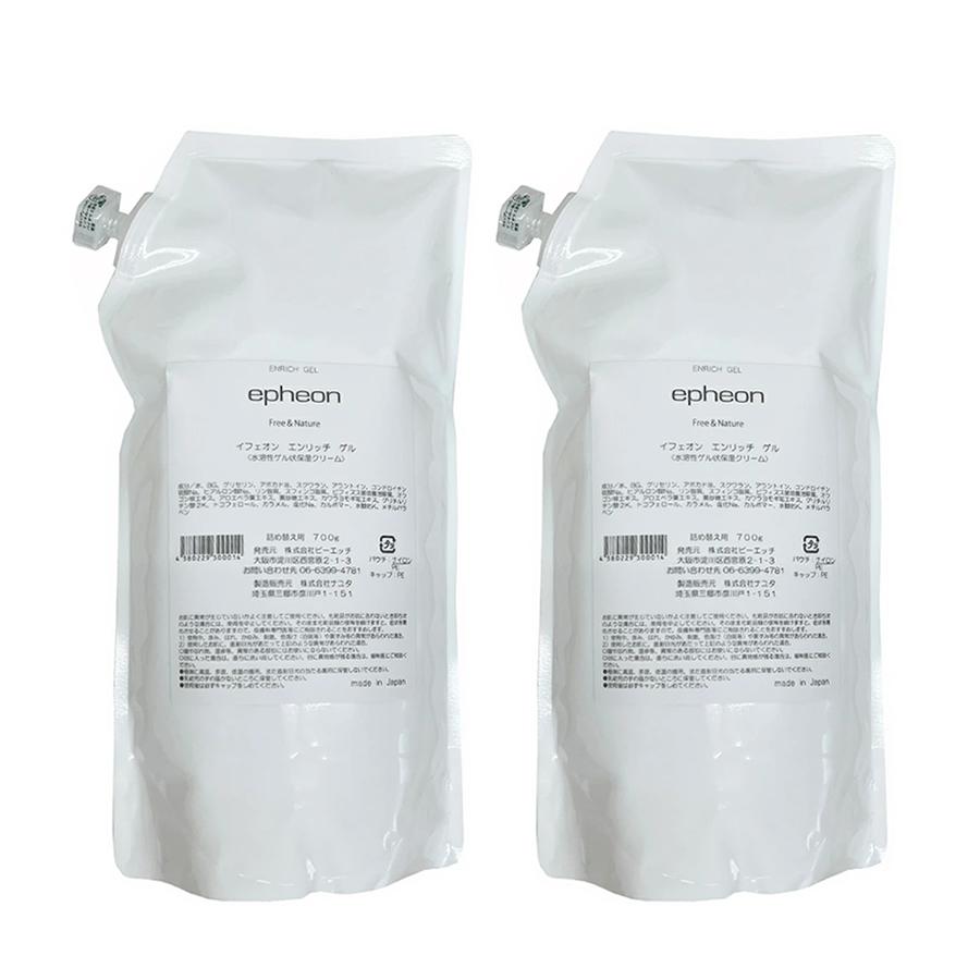 新品未使用 イフェオン エンリッチゲル　 詰替700g epheon（イフェオン） エンリッチゲル 700g 詰め替え 【2点セット