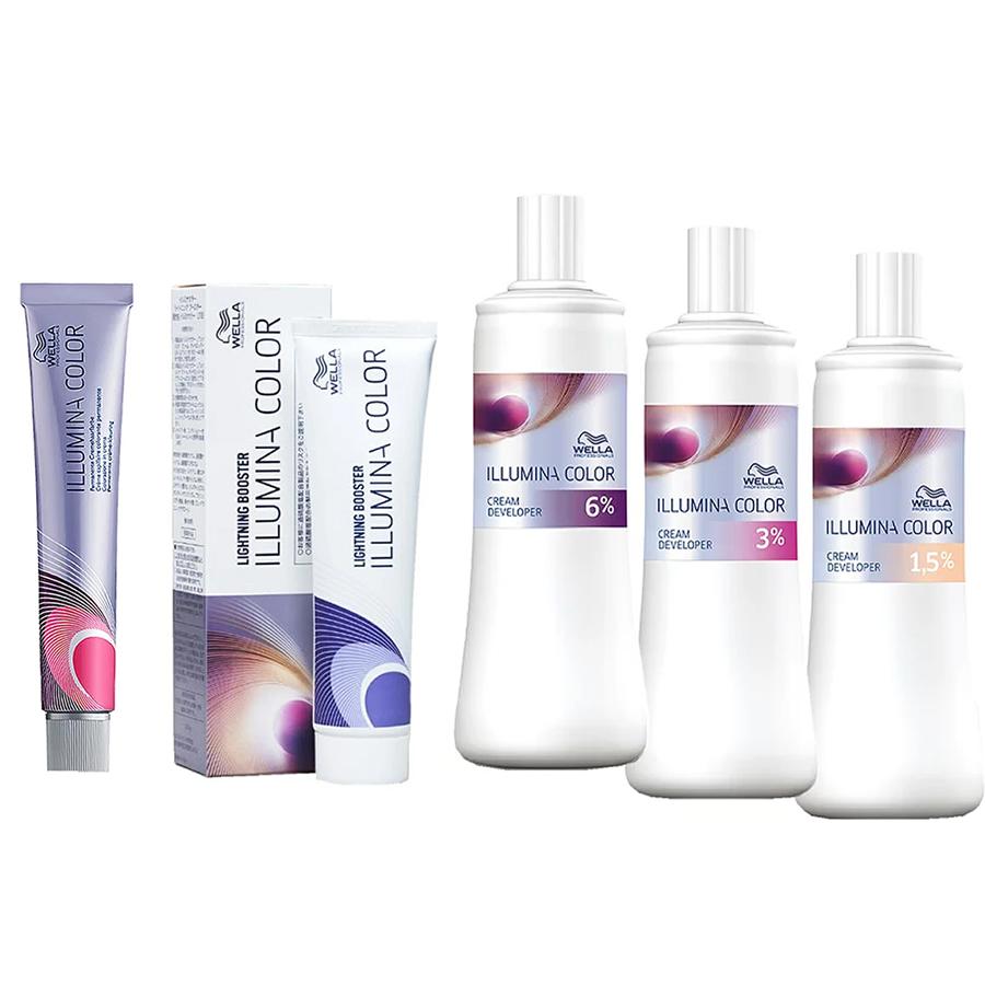 ILLUMINA COLOR ウエラ イルミナカラー ライトニング 80g + ブースター