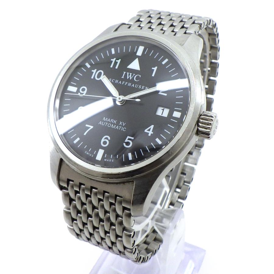 値下げ】IWC マークXV Ref.IW325302 SS AT ブラック 初期型 11連 値下げ】IWC マークXV Ref.IW325302 SS AT ブラック 初期型 11連
