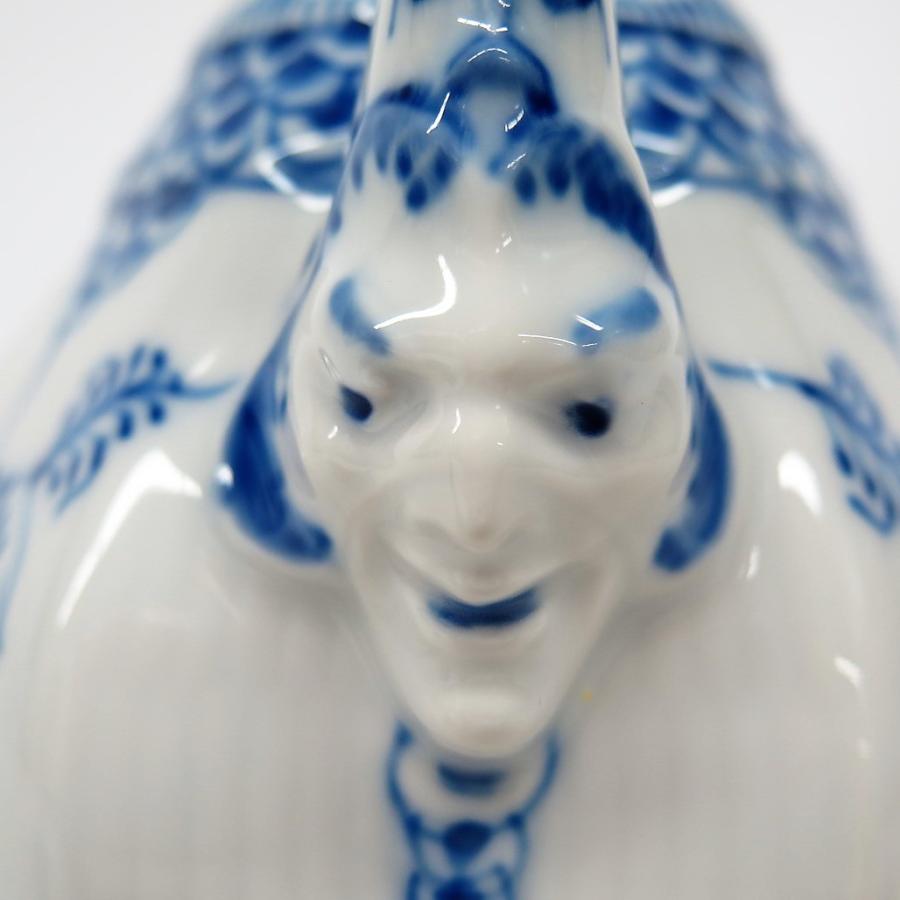 ロイヤルコペンハーゲン ブルーフルーテッド フルレース 顔付 コーヒー