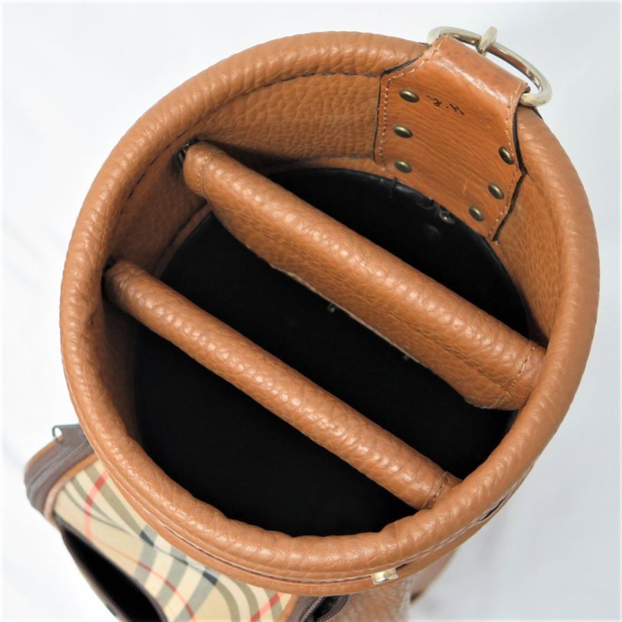 BURBERRY バーバリー ゴルフバッグ/キャディバッグ レザー BURBERRY バーバリー ゴルフバッグ/キャディバッグ レザー