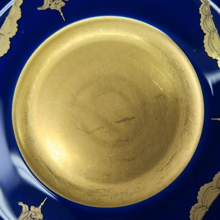 大倉陶園　エンプレスローズ プレート　6枚セット　瑠璃 大倉陶園 エンプレスローズ プレート 6枚セット 瑠璃