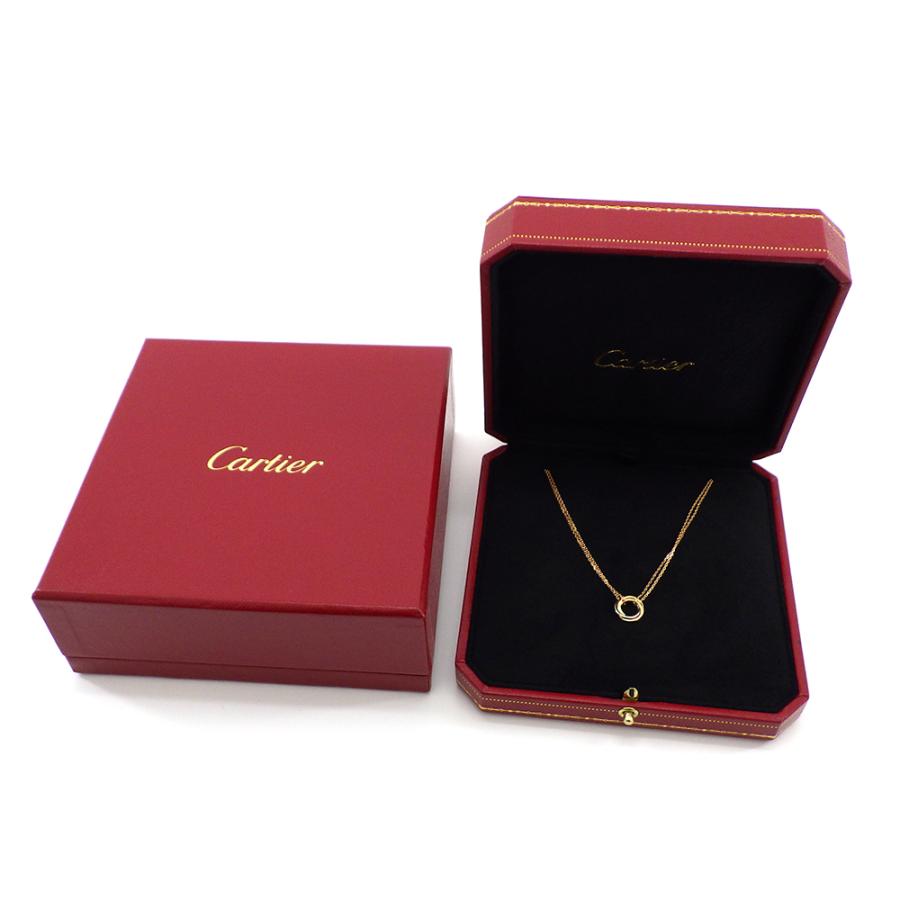 Cartier（カルティエ） スウィート トリニティネックレス K18 YG×PG×WG
