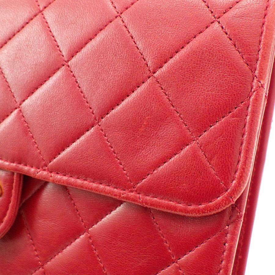 CHANEL シャネル マトラッセ チェーンショルダーバッグ ラムスキン 