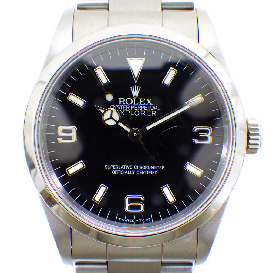 ROLEX ロレックス エクスプローラー1 腕時計 14270 U番 黒文字盤  